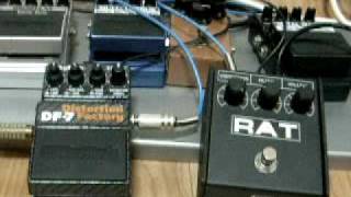 DigiTech DF7 Distortion Factory mode 4proco rat vs Proco RatGenuine [upl. by Sergent]