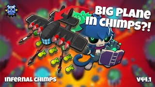 Flying Fortress goes HARD in Infernal CHIMPS  Bloons TD 6 Guide Version 441 [upl. by Ycnalc]