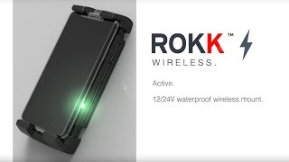 Scanstrut ROKK Wireless Active  Waterproof Wireless Phone Charging Mount 1224V [upl. by Cherida]