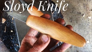 Making a Sloyd Knife Carving Knife [upl. by Ailedo]