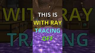 RAY TRACING ON VS OFF  Minecraft Survival Mode [upl. by Atirres]