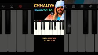 CHHALIYA BALAKPAN KA  MASOOM SHARMA  PIANOCOVER shorts haryanvisong [upl. by Yves]