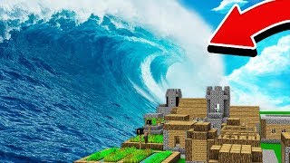 10 CRAZIEST MINECRAFT STORMS TSUNAMI TORNADOES METEORS MORE [upl. by Eelyek]