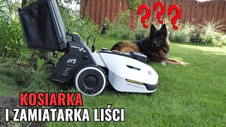 Automatyczny robot koszący z zamiatarką do liści i trawyYUKA 1500 Mammotion [upl. by Nomma]