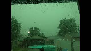 Timelapse of storm above Mattoon Illinois June 29th 2023 [upl. by Monetta]