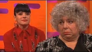 The awkward moment Miriam Margolyes CLASHED with unfriendly Lily Allen on The Graham Norton Show [upl. by Forlini]