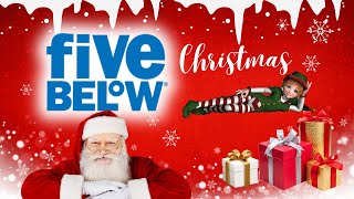 FIVE BELOW CHRISTMAS DECOR 2024  WHATS NEW [upl. by Ttessil]