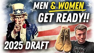 US Military Draft in 2025 Women Included [upl. by Lynnworth66]