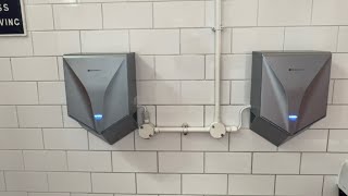 Blowmotion Knockoff Dyson Airblade Vs  Kidderminster Station Severn Valley Railway [upl. by Roi502]