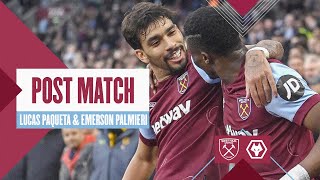 quotHes A Top Player With A Top Mentalityquot  Lucas Paqueta amp Emerson Palmieri  Post Match Reactions [upl. by Wasserman486]