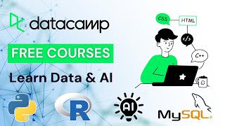 Onine Data Science amp AI Courses for FREE  DataCamp [upl. by Elmo]