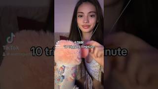 ASMR 10 TRIGGERS 1 MINUTE asmr tingles mouthsounds asmrtriggers sleep asmrvideos relaxing [upl. by Aihsema]