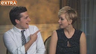 Josh Hutcherson Rates Jennifer Lawrences Kissing Skills Watch Her Reaction [upl. by Kery]