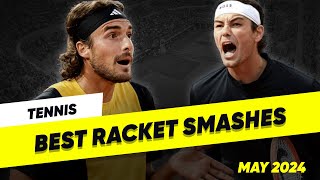 Tennis BEST Racket Smashes amp Angry Moments  May 2024 [upl. by Liliane763]