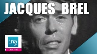 Jacques Brel quotNe me quitte pasquot live officiel  Archive INA [upl. by Hgalehs]