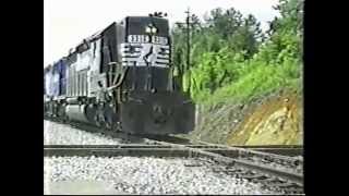 NS Train 164  Barber Junction NC 1988 [upl. by Admama]