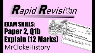 GCSE Rapid Revision Elizabethan England Exam Q1b Explain 12 Marks ReUpload [upl. by Eileen]