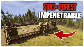 How To Build An Impenetrable and Historically quotAccuratequot Fort Sons Of The Forest [upl. by Tiebout]