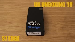 Samsung Galaxy S7 Edge 32GB Unboxing  Gold Platinum  UK [upl. by Onfroi515]