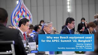 What conference equipment was used for the 2022 APEC Summit in BangkokThailand [upl. by Alverson]