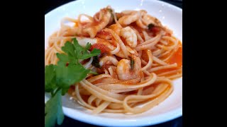 Linguine ai frutti di mare  Linguine with sea food [upl. by Merfe]