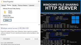 Windows File Sharing Alternative FAST  HTTP Server [upl. by Ephram]