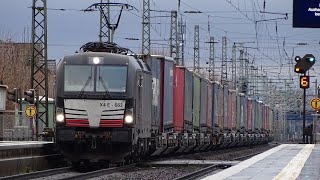 193 663 TXL mit Padborger KLV und 152 066 mit KT 50287 auf Schulungsfahrt [upl. by Ahtreb]