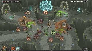 Kingdom Rush Frontiers  Emberspike Depths  Map 15 Boss Defeated [upl. by Naujid]