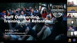 Webinar Staff Training Onboarding and Retention  Conversations in Outdoor Ministry [upl. by Adrianne]