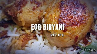 Egg Biryani Recipe – Perfect for a Lazy Weekend [upl. by Aerbma]