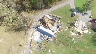 Cannon County Tornado damage just East of Auburntown TN Nov 6 2018 [upl. by Gwendolen]