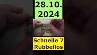 Schnelle 7 Rubbellos rubbeln an Tag 333 [upl. by Roderic49]