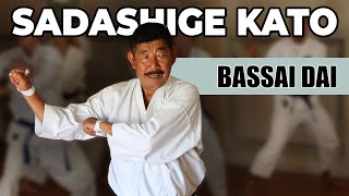 Bassai Dai by Sadashige Kato 9th dan shotokan [upl. by Eirual]