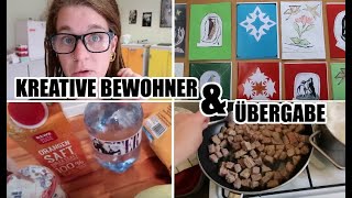 Kreative BEWOHNERIN bastelt Grußkarten  Pflegealltag amp Übergabe  Foodhaul  VLOG4 [upl. by Dunaville584]