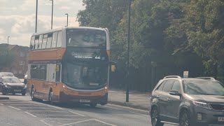 Buses in Killingworth Byker and Wallsend  Trains at Forest Hall [upl. by Yvaht177]