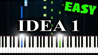 Gibran Alcocer  Idea 1  EASY Piano Tutorial [upl. by Hsreh]