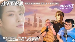 ATEEZ MV Reactions ‘Illusion Wave Aurora Wonderland Answer  BeLoved of the Month [upl. by Nitsuga]