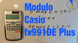 Casio 991 plus modulo mod Division mit Rest [upl. by Kamaria85]