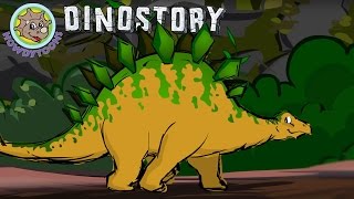 Stegosaurus  Dinosaur Songs from Dinostory by Howdytoons [upl. by Haag]