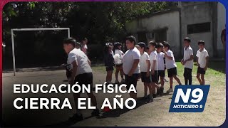 EDUCACIÓN FÍSICA CIERRA EL AÑO  NOTICIERO 9 [upl. by Paviour]