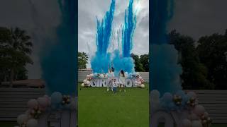 Amazing Volcano gender reveal💙✨🎉 genderreveal genderrevealideas [upl. by Sulakcin714]