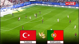 🔴LIVE  PORTUGAL VS TURKIYE I I Efootball Pes 2021 GAMEPLAY [upl. by Jacoba]