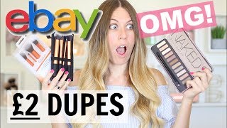 Testing £2 EBAY Makeup DUPES [upl. by Wynnie]