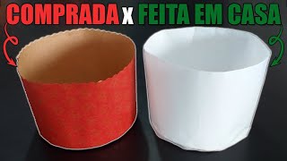 FORMA DE PANETONE FEITA EM CASA MUITO BARATA [upl. by Sekofski973]