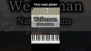 【easy】Wellerman Nathan Evans piano piano ピアノwellerman nathanevans nathan 簡単 easy [upl. by Wernher334]