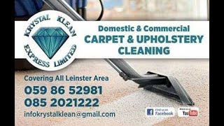 Krystal Klean Express Carpet and Upholstery Cleaning Dublin 4 Ballsbridge Belfield Donnybrook [upl. by Chris10]