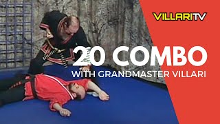 20 Combination  Shaolin Kempo Karate  with Grandmaster Villari [upl. by Ahsain109]