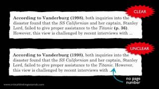 How to Cite Sources Citing Without Quoting [upl. by Lucretia]