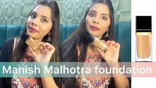 Manish malhotra foundation honest review  easy makeup kaise Kare [upl. by Grishilda]