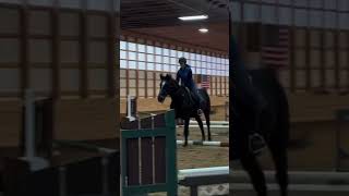 first 2”3 oxer and my first time doing grid [upl. by Fabiano487]